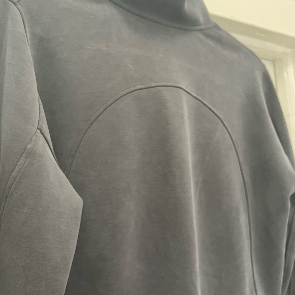 Lululemon Brushed Softstreme Half Zip - Size 4 - Black - Picture 13 of 16